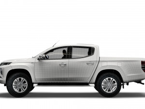 mitsubishi l200 warior 2020 3D मॉडल