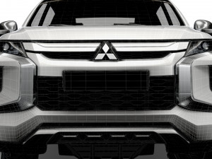 mitsubishi l200 warior 2020 3D मॉडल
