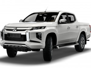 mitsubishi l200 warior 2020 3D मॉडल
