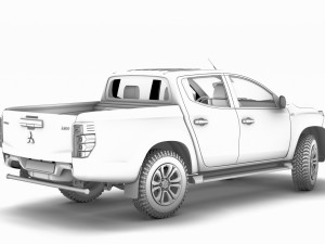 mitsubishi l200 warior 2020 3D मॉडल