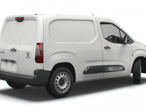 peugeot partner professional standard uk-spec 2020 3D मॉडल