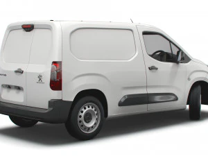 peugeot partner professional standard uk-spec 2020 3D Model
