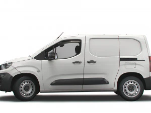 peugeot partner professional standard uk-spec 2020 3D Model