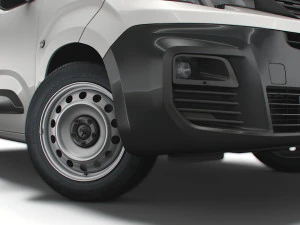 peugeot partner professional standard uk-spec 2020 3D Model