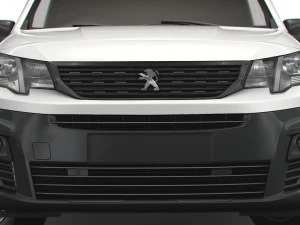 peugeot partner professional standard uk-spec 2020 3D Model