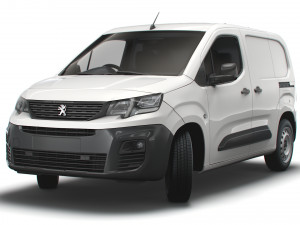 peugeot partner professional standard uk-spec 2020 3D मॉडल