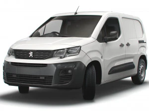 peugeot partner professional standard uk-spec 2020 3D Model