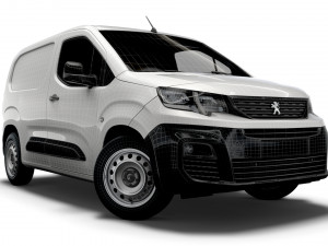 peugeot partner professional standard uk-spec 2020 3D मॉडल