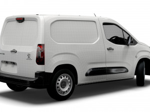 peugeot partner professional standard uk-spec 2020 3D मॉडल