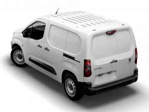 peugeot partner professional standard uk-spec 2020 3D मॉडल