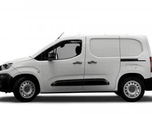 peugeot partner professional standard uk-spec 2020 3D Model
