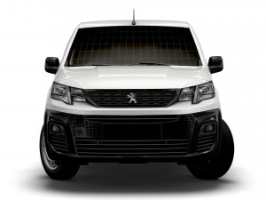 peugeot partner professional standard uk-spec 2020 3D मॉडल