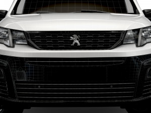 peugeot partner professional standard uk-spec 2020 3D मॉडल