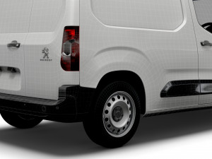 peugeot partner professional standard uk-spec 2020 3D मॉडल