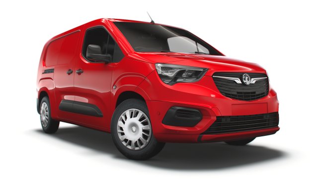 vauxhall l2 combo sportive crew van 2020 3D Model .c4d .max .obj .3ds .fbx .stl .blend 
