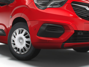 vauxhall l2 combo sportive crew van 2020 3D Model