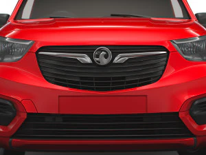 vauxhall l2 combo sportive crew van 2020 3D Model