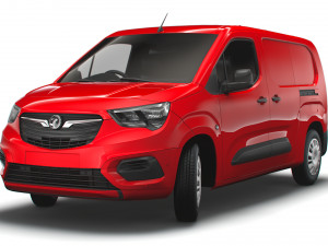 vauxhall l2 combo sportive crew van 2020 3D Model