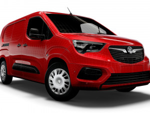 vauxhall l2 combo sportive crew van 2020 3D Model