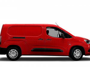vauxhall l2 combo sportive crew van 2020 3D Model