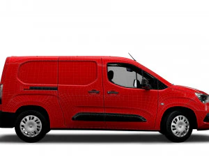 vauxhall l2 combo sportive crew van 2020 3D Model