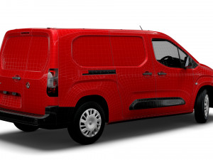 vauxhall l2 combo sportive crew van 2020 3D Model