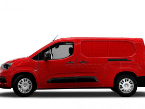 vauxhall l2 combo sportive crew van 2020 3D Model