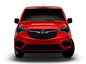 vauxhall l2 combo sportive crew van 2020 3D Model