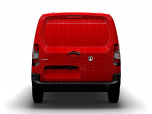 vauxhall l2 combo sportive crew van 2020 3D Model