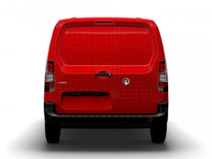 vauxhall l2 combo sportive crew van 2020 3D Model