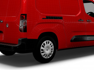 vauxhall l2 combo sportive crew van 2020 3D Model