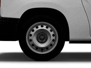 peugeot partner uk-spec professional crew van 2020 3D Model