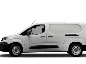 peugeot partner uk-spec professional crew van 2020 3D Model