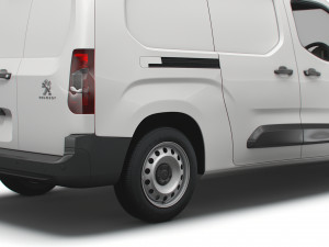 peugeot partner uk-spec professional crew van 2020 3D Model