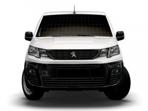 peugeot partner uk-spec professional crew van 2020 3D Model