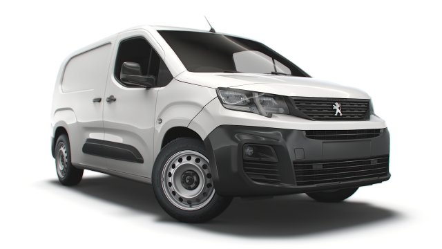 peugeot partner uk-spec professional long 2020 Modelo 3D .c4d .max .obj .3ds .fbx .stl .blend 