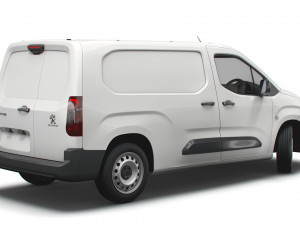 peugeot partner uk-spec professional long 2020 Modelo 3D