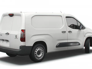 peugeot partner uk-spec professional long 2020 3D Model