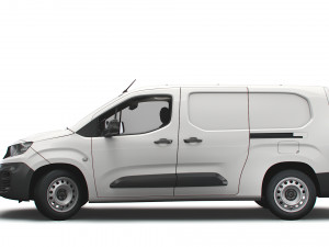 peugeot partner uk-spec professional long 2020 Modelo 3D
