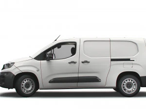 peugeot partner uk-spec professional long 2020 3D Model