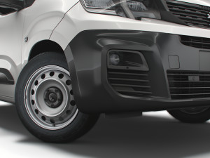 peugeot partner uk-spec professional long 2020 Modelo 3D
