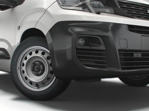 peugeot partner uk-spec professional long 2020 3D Model