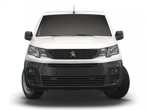 peugeot partner uk-spec professional long 2020 Modelo 3D