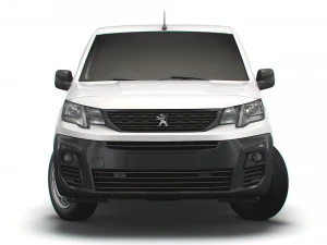 peugeot partner uk-spec professional long 2020 3D Model