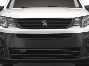 peugeot partner uk-spec professional long 2020 3D Model