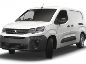 peugeot partner uk-spec professional long 2020 Modelo 3D