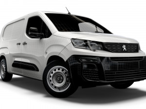 peugeot partner uk-spec professional long 2020 Modelo 3D