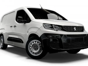 peugeot partner uk-spec professional long 2020 3D Model
