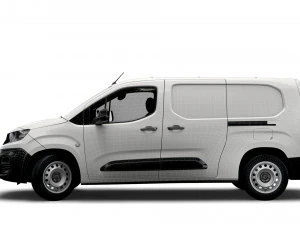 peugeot partner uk-spec professional long 2020 3D Model