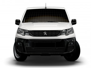 peugeot partner uk-spec professional long 2020 Modelo 3D